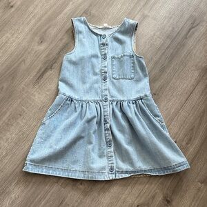 Mini Boden Light Blue Denim Kids Dress
